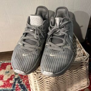 Nike Lebron gray basketball sneakers